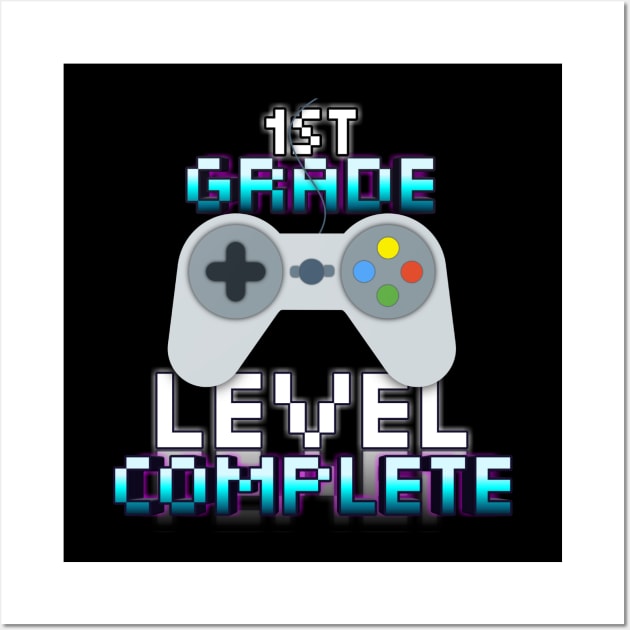 1st Grade Kids Gamer School Wall Art by MaystarUniverse